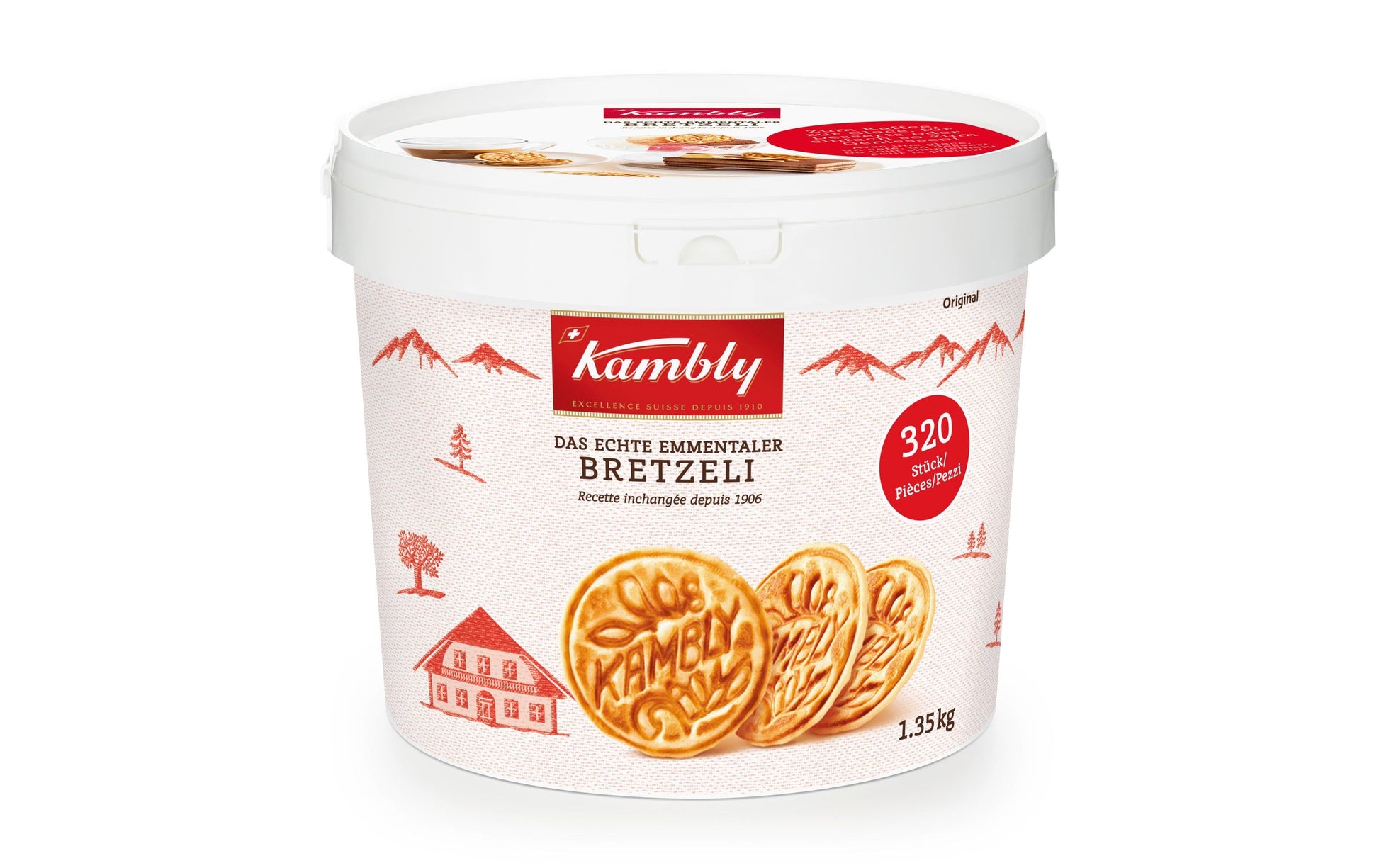 Kambly Bretzeli Rundeimer – 1,35 kg