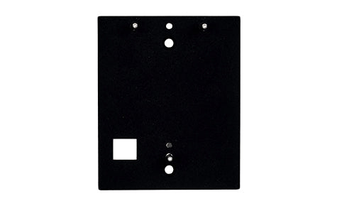2N IP Verso Montageplatte 1 Modul Rückenplatte – 107×4×130 mm, für 2N IP Verso, 2N LTE Verso, Schwarz