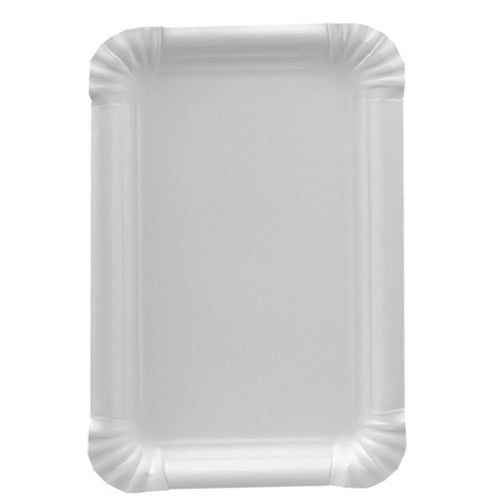 Papstar Teller pure, Papier/Karton, rechteckig – 17,5 × 11 cm – FSC – 250 Stk.