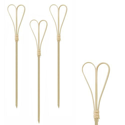 Papstar Fingerfood-Spiesse Bambus, beige, 18 cm – 100 Stk.