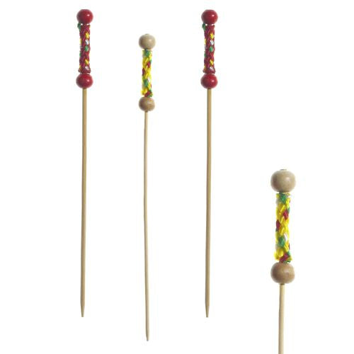 Papstar Party-Piekser – mehrfarbig – 12 cm – Bambus – 250 Stk
