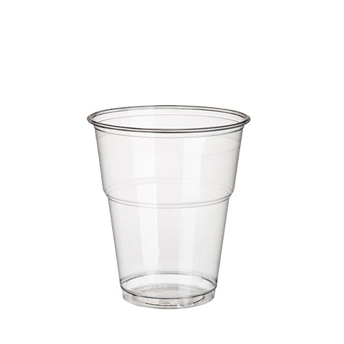 Papstar Trinkbecher, PLA für Kaltgetränke – 3 dl, transparent – 70 Stk.