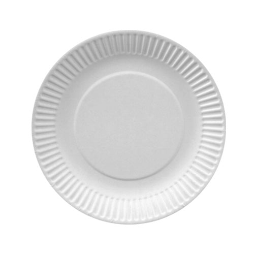 Papstar Teller, Papier/Karton – Ø 19 cm, weiss – 25 Stk.