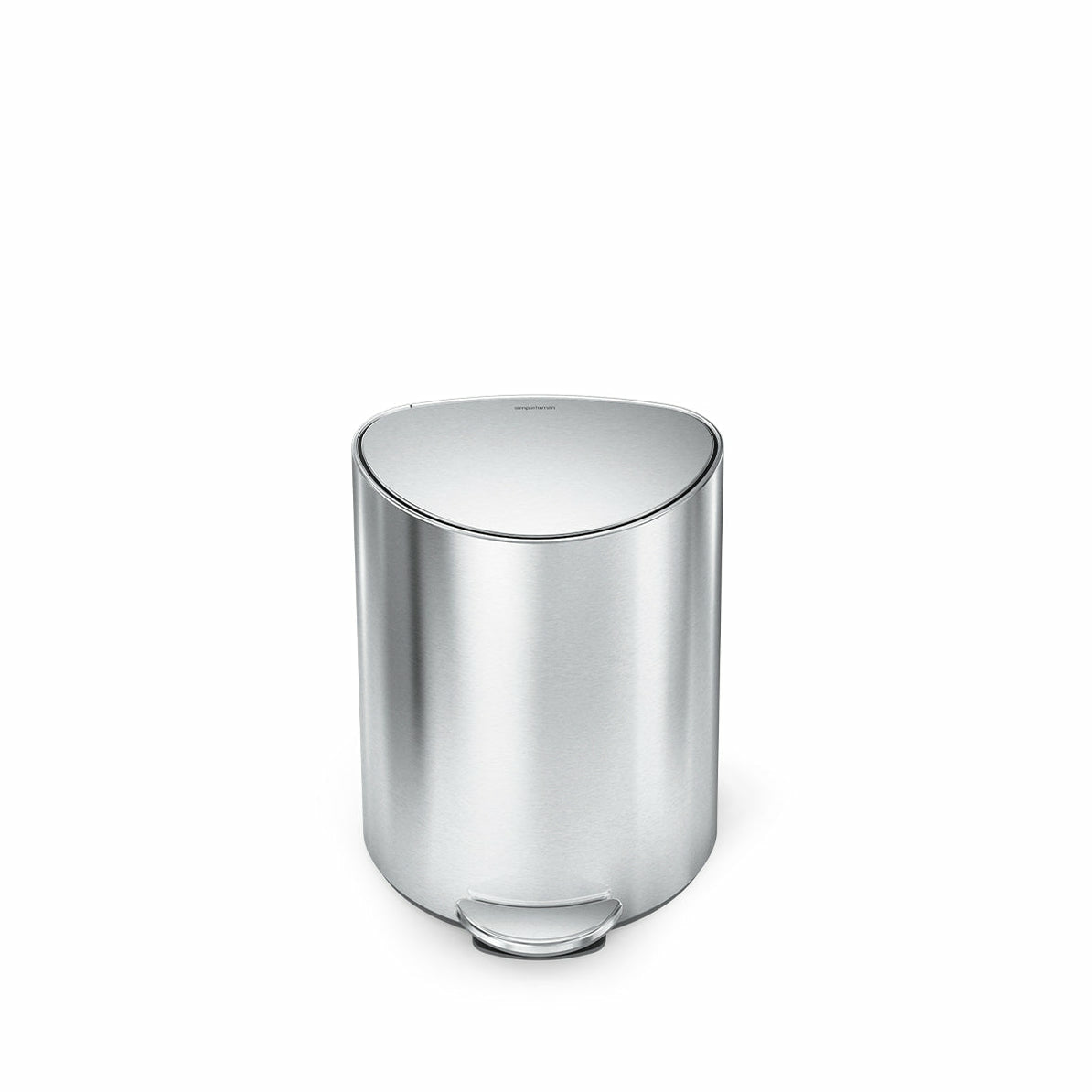 Simplehuman – Papierkorb – 6 L – Edelstahl, Silber – B × H × T 280 × 200 × 370 mm