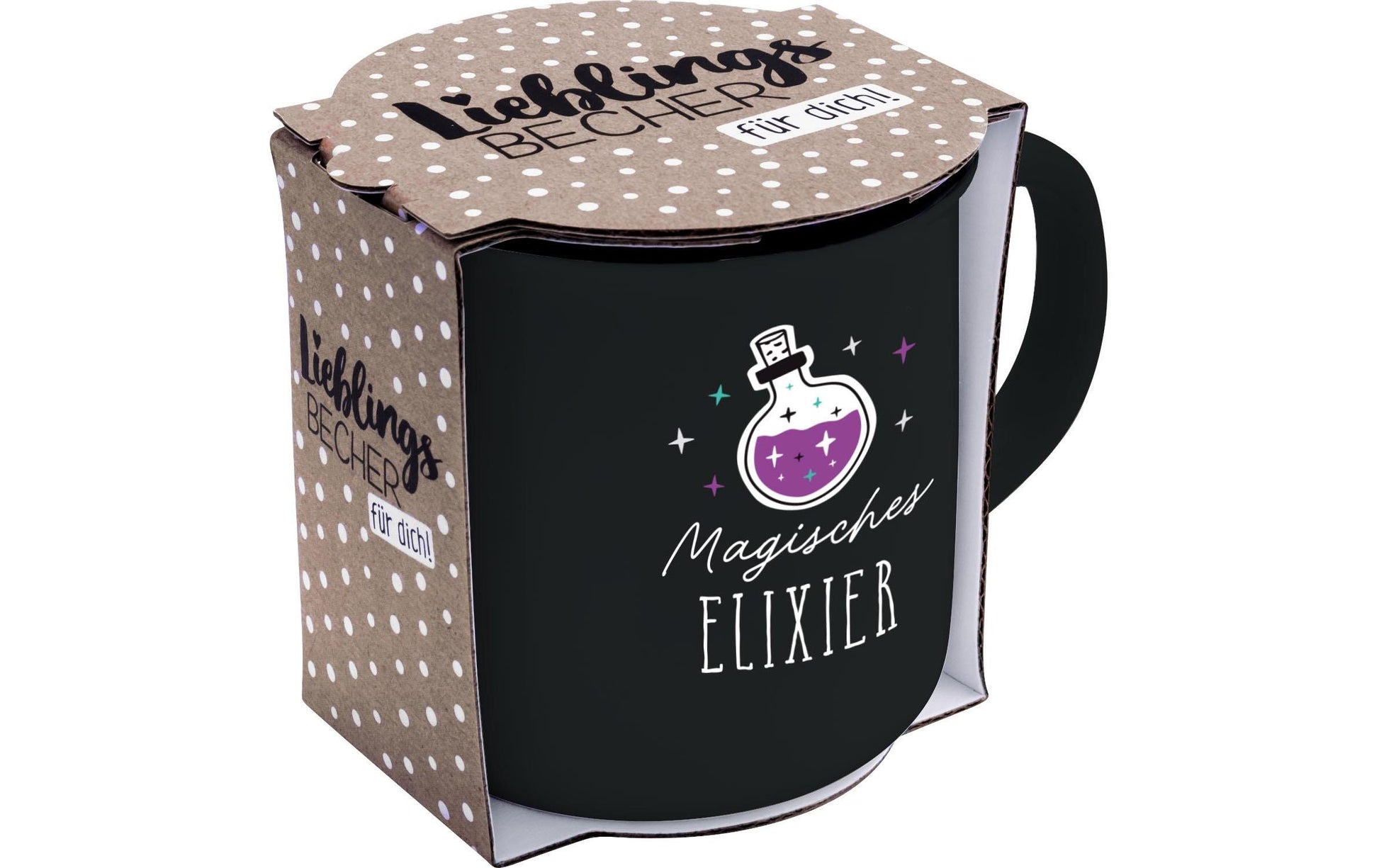 Sheepworld Tasse – 350 ml, Ø 9 cm, H 8,4 cm, Porzellan, Schwarz, spülmaschinenfest