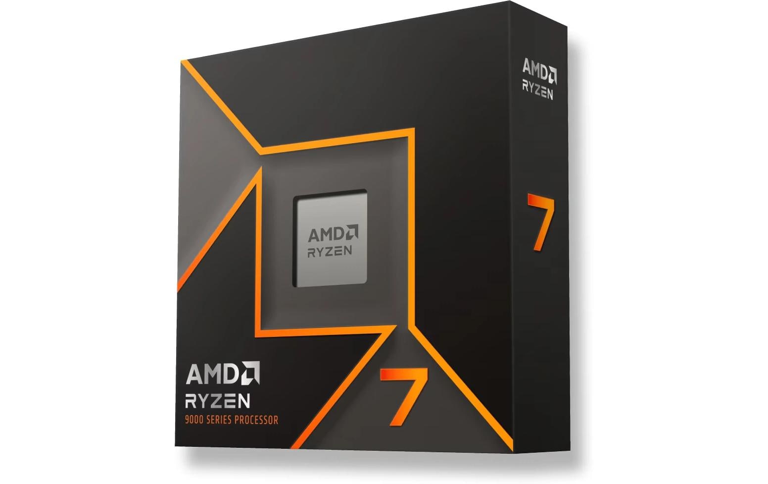 AMD Ryzen 7 9700X – Prozessor – AM5, 8 Kerne/16 Threads, 3,8–5,5 GHz, 40 MB Cache, 65 W