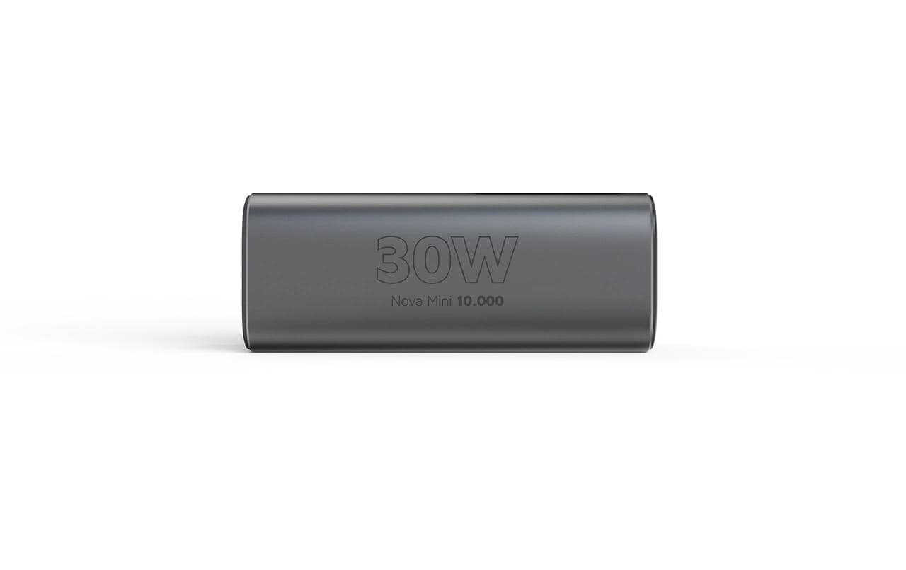 Xtorm Nova Mini Powerbank 10'000 mAh – 30 W PD, 2× USB-C, 1× USB-A, Grau