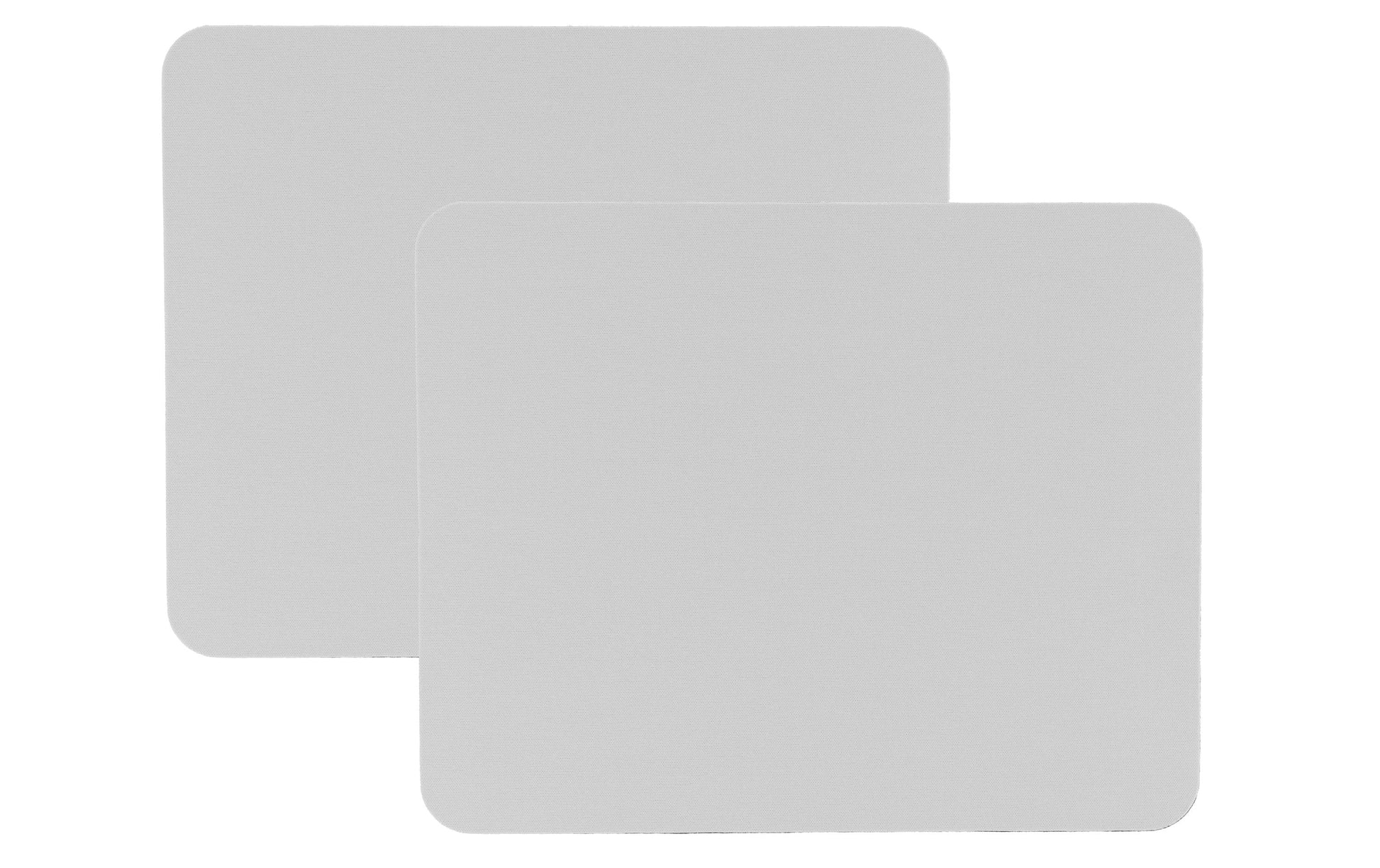 FTM Mauspad – Weiss – 218 × 180 mm – 2er-Pack