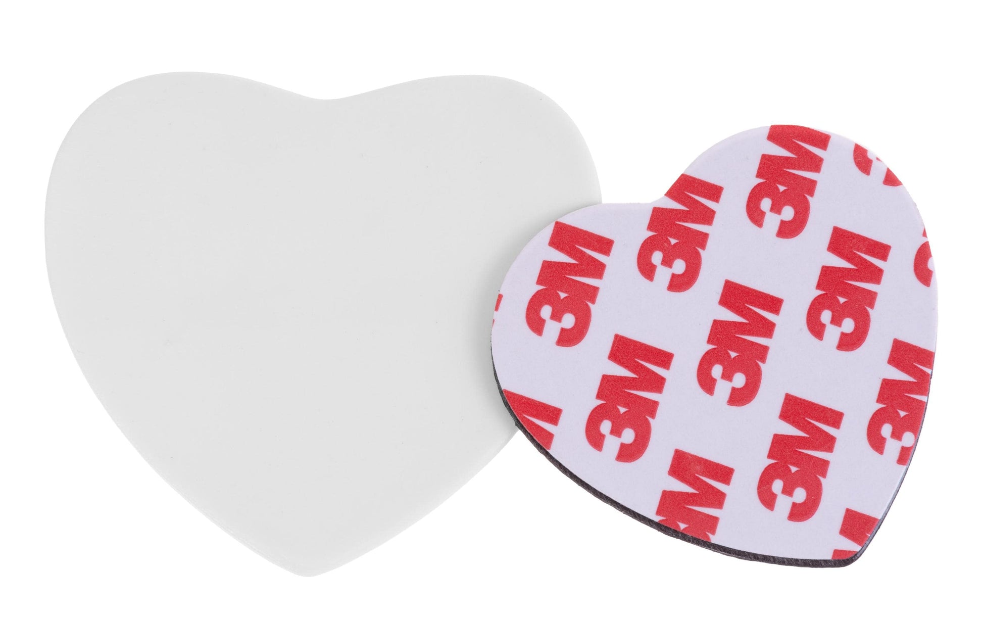 FTM Magnet-Set Herz – 5-teilig – Keramik, weiss