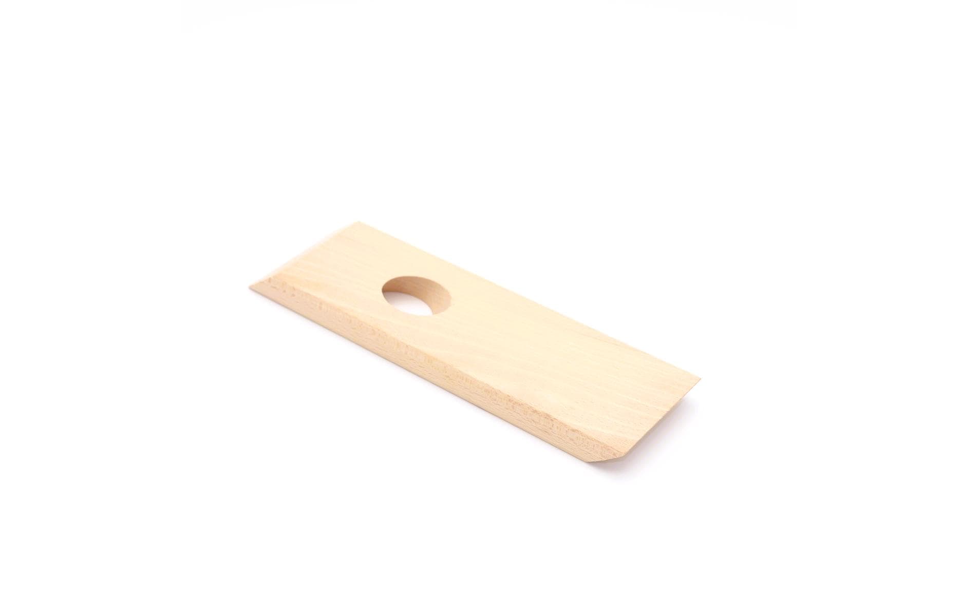 Hobbyfun Flaschenhalter – 25 × 7,5 cm, Holz, Natur, Eckig