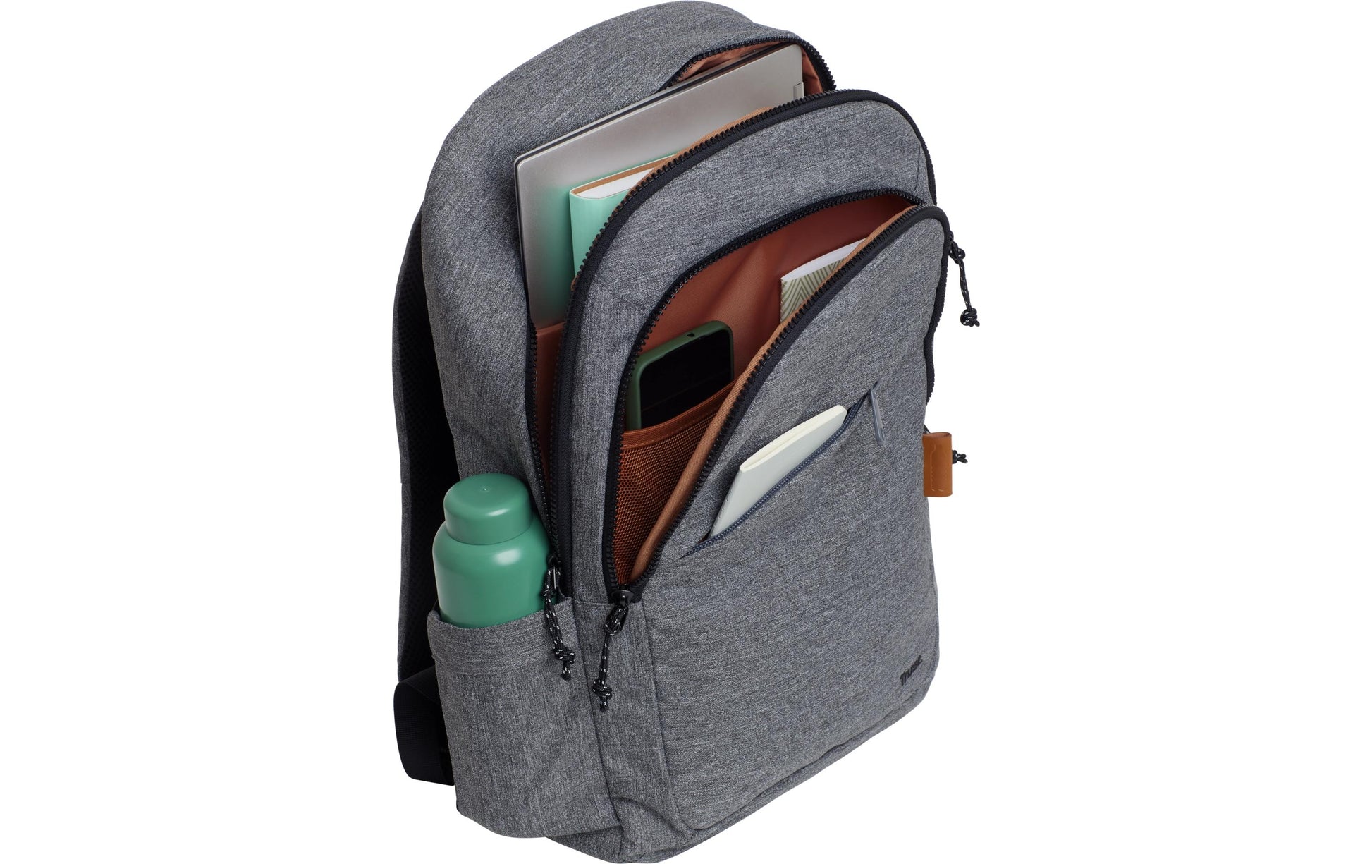 Trust Avana – Notebook-Rucksack – für 16"-Notebook, 20 l, rPET, grau
