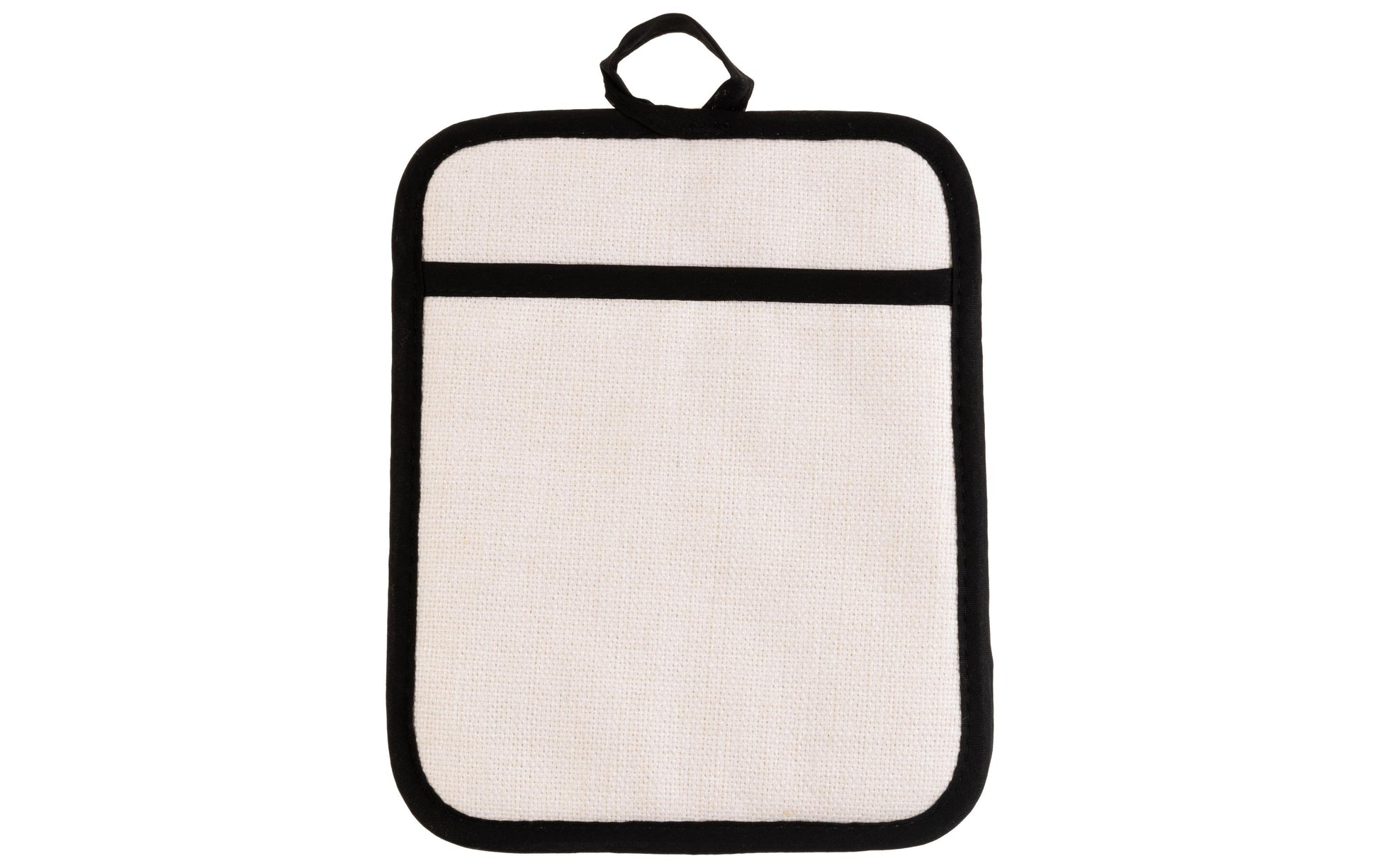 FTM Topflappen 18,5 × 23 cm, Leinen, Beige, 2 Stk.