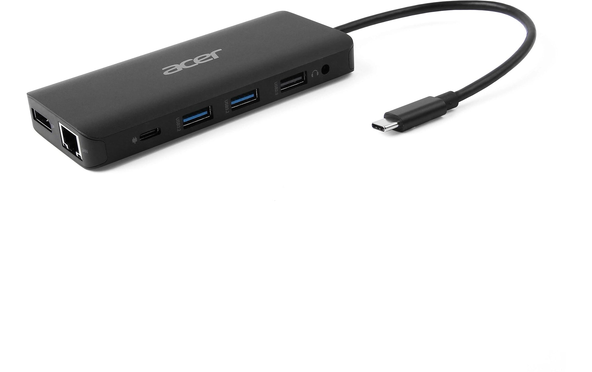 Acer Dockingstation – USB-C, 1× DP, 2× HDMI, 2× USB-A, 100 W PD, GbE, für Windows/Mac/ChromeOS