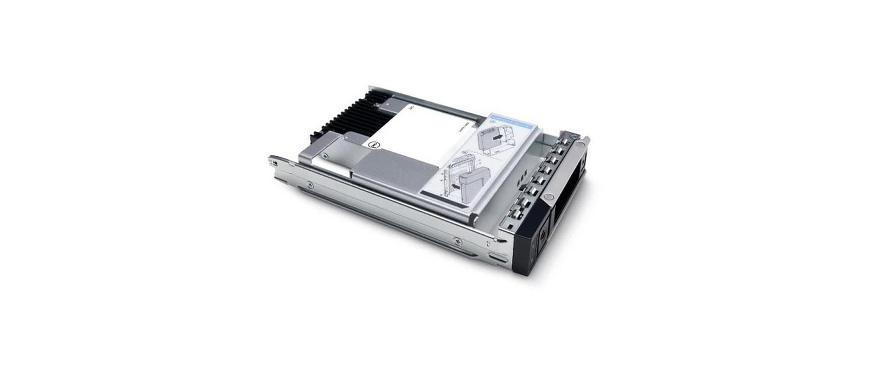 DELL 345-BFZM – 1.92 TB SAS 24Gb/s, 2.5" in 3.5" Träger, Read Intensive, 512e, Hot-Plug