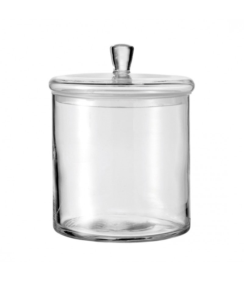 LEONARDO Vorratsdose 1,5 L, Ø 14,7 × 12 cm, Glas, Transparent