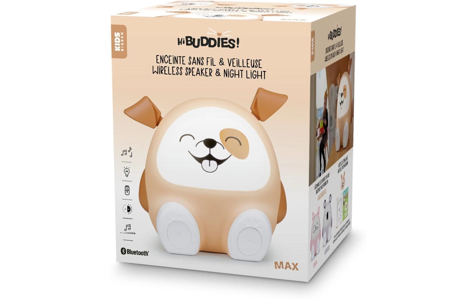 Bigben Interactive Dog – Bluetooth-Lautsprecher – 8 h Akku, 15 W, Bluetooth 5.0, Braun