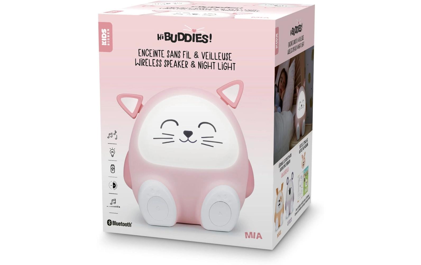 Bigben Interactive Cat – Bluetooth-Lautsprecher – 8 h Akku, 15 W, Bluetooth 5.0, Rosa