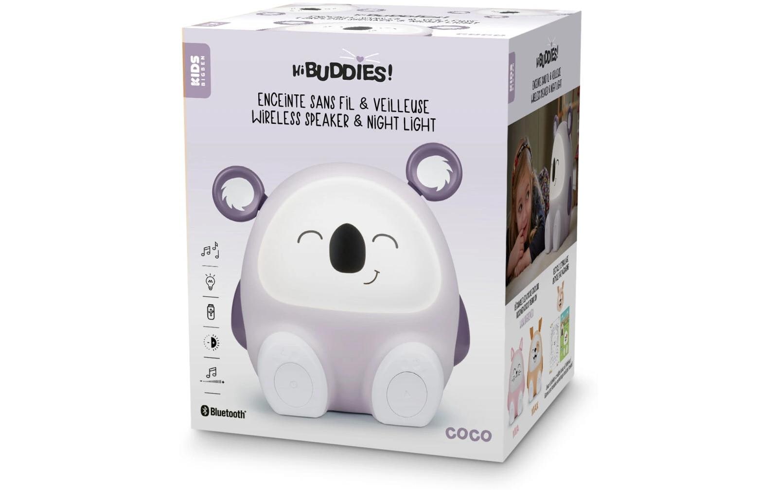 Bigben Interactive Koala – Bluetooth-Lautsprecher – 8 h Akku, 15 W, Bluetooth 5.0, Lila