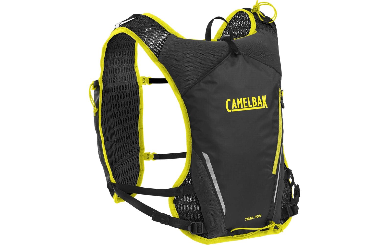 CamelBak Sportrucksack Trail Run Vest – 6 l, mit Trinksystem, Ripstop – Schwarz, 220 × 360 × 100 mm
