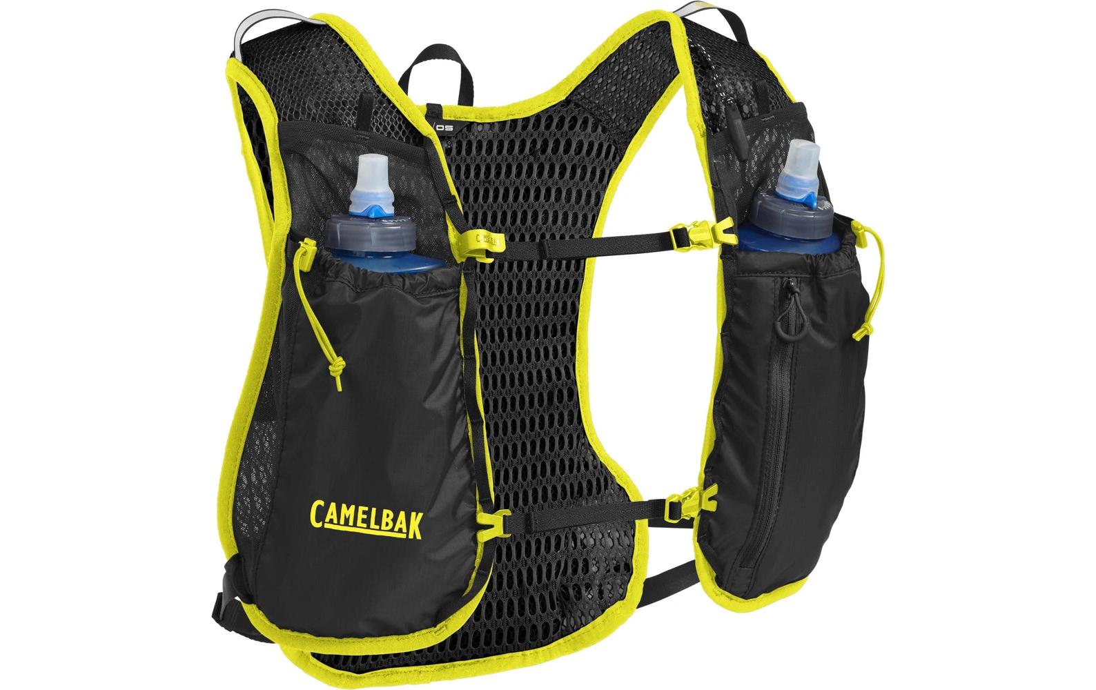CamelBak Sportrucksack Trail Run Vest – 6 l, mit Trinksystem, Ripstop – Schwarz, 220 × 360 × 100 mm