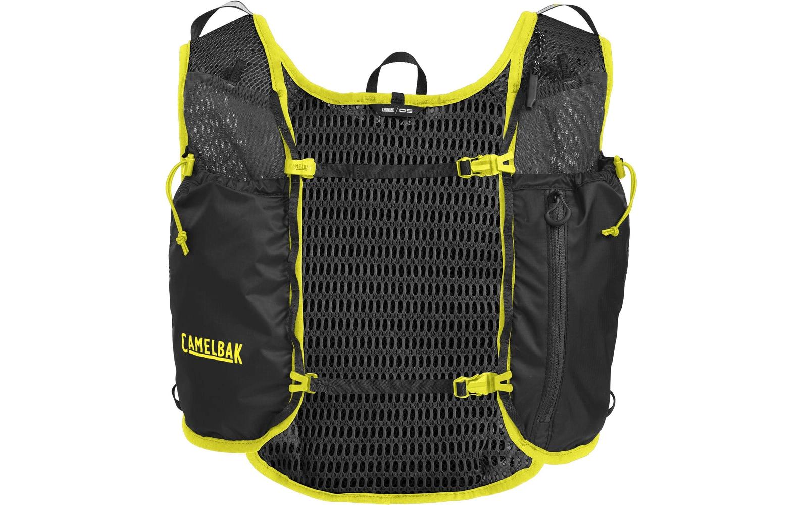 CamelBak Sportrucksack Trail Run Vest – 6 l, mit Trinksystem, Ripstop – Schwarz, 220 × 360 × 100 mm