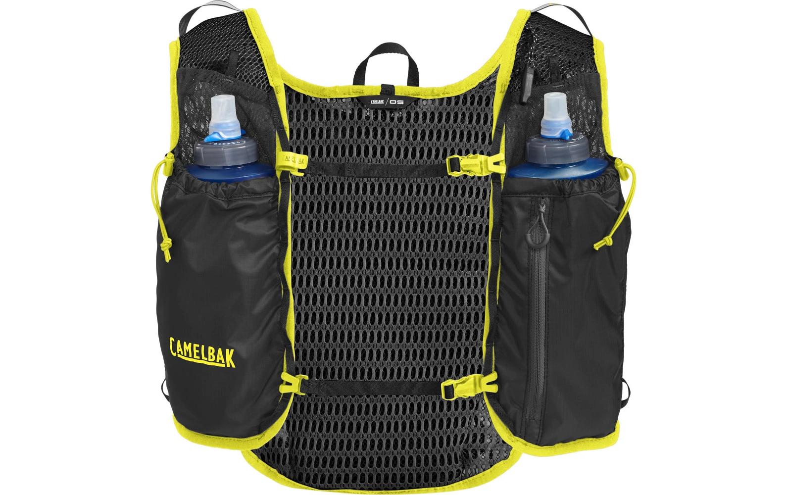 CamelBak Sportrucksack Trail Run Vest – 6 l, mit Trinksystem, Ripstop – Schwarz, 220 × 360 × 100 mm