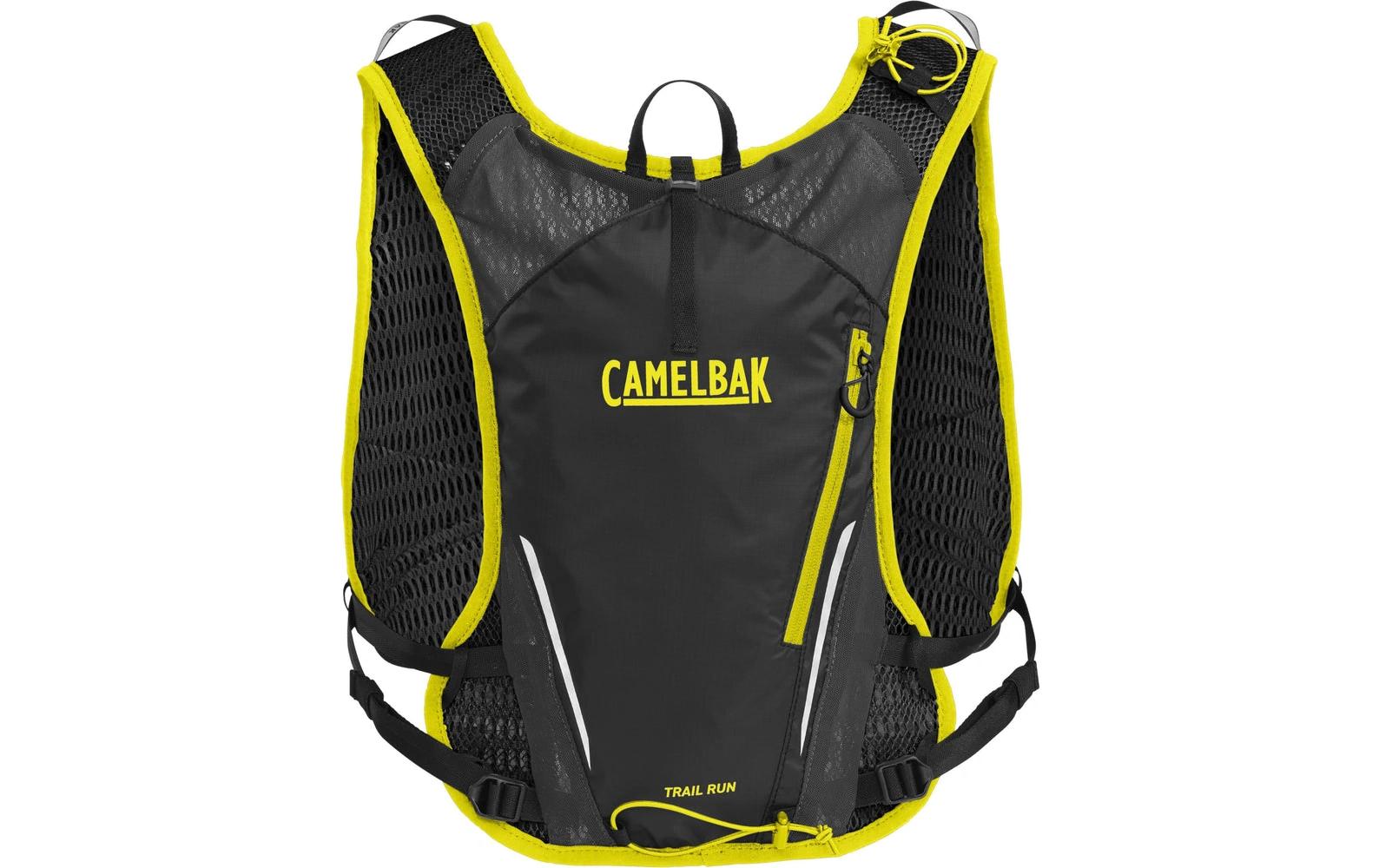 CamelBak Sportrucksack Trail Run Vest – 6 l, mit Trinksystem, Ripstop – Schwarz, 220 × 360 × 100 mm