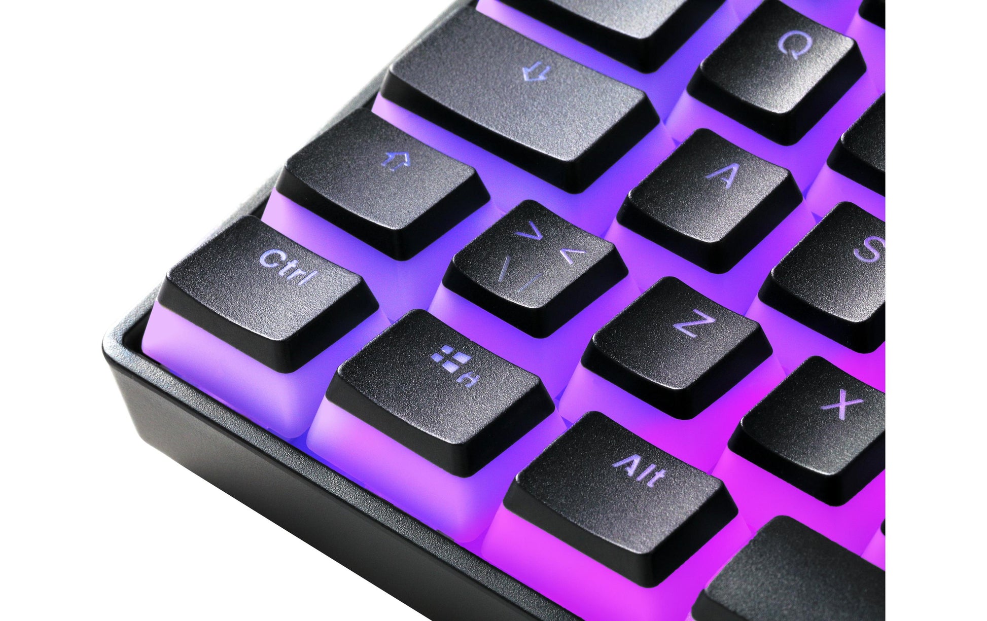 Deltaco Gaming GAM-075V2 – Gaming-Tastatur 60% – Mechanisch – USB-C – RGB – QWERTZ (CH) – Schwarz