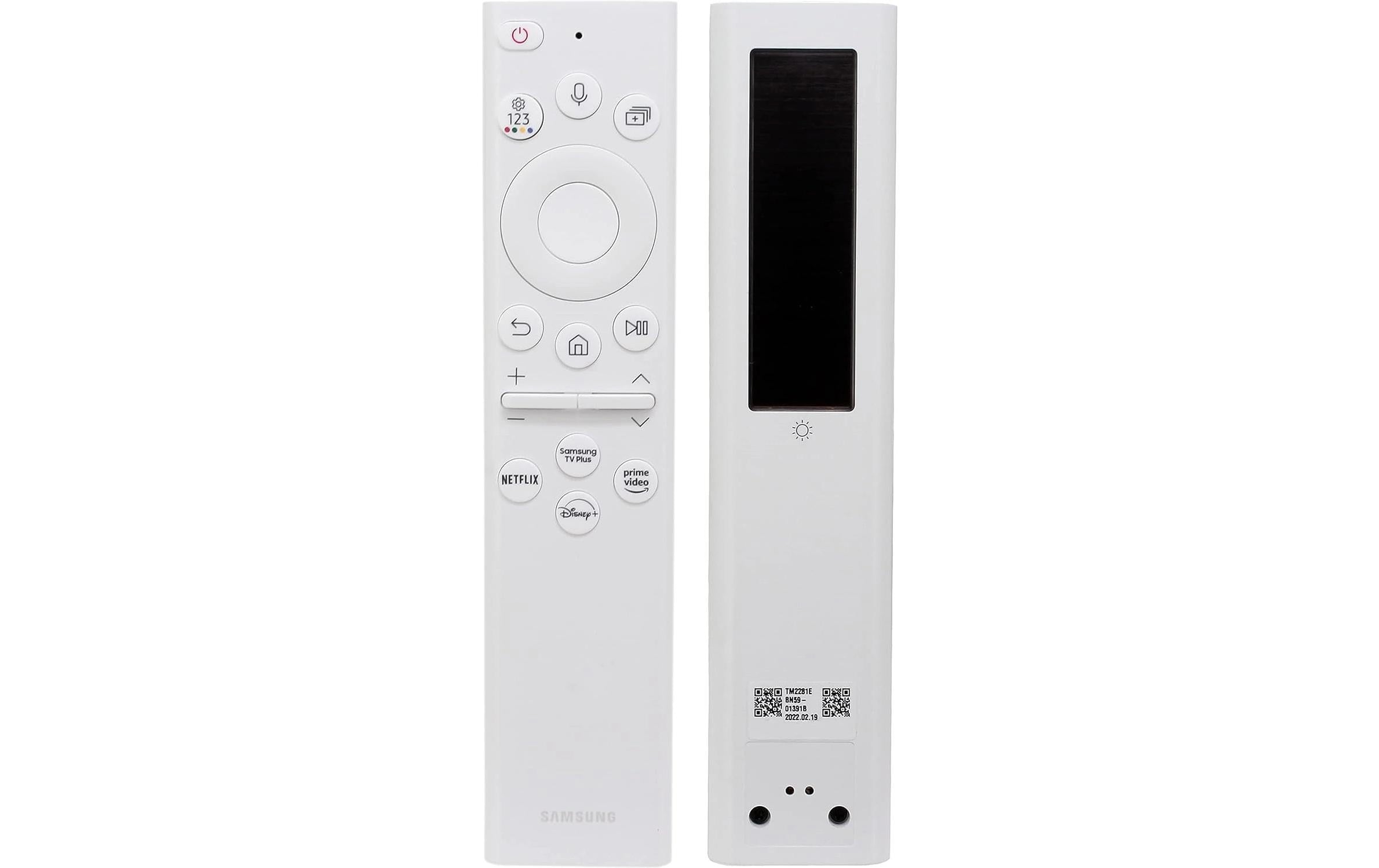 Samsung TM2281E (BN59-01391B) Fernbedienung – für QLED, Frame – One Remote, Solar – Weiss