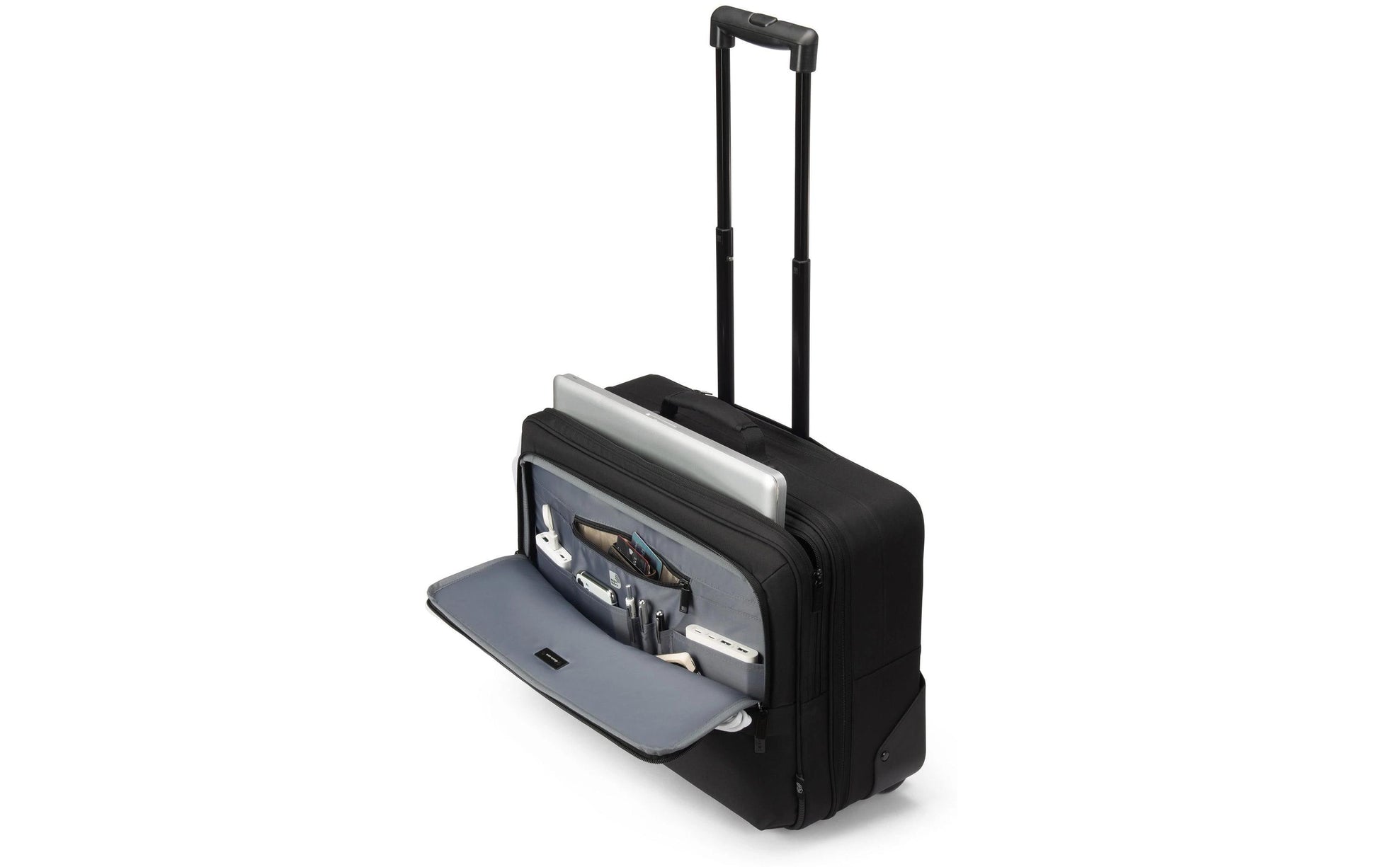 DICOTA Multi Roller Eco CORE Notebook-Tasche bis 17,3" – wasserabweisend, recyceltes PET – schwarz