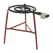 Garcima Paella-Grill PAELLERO 50 – 50 cm, 17 kW, 2 Brenner, Erdgas – Schwarz