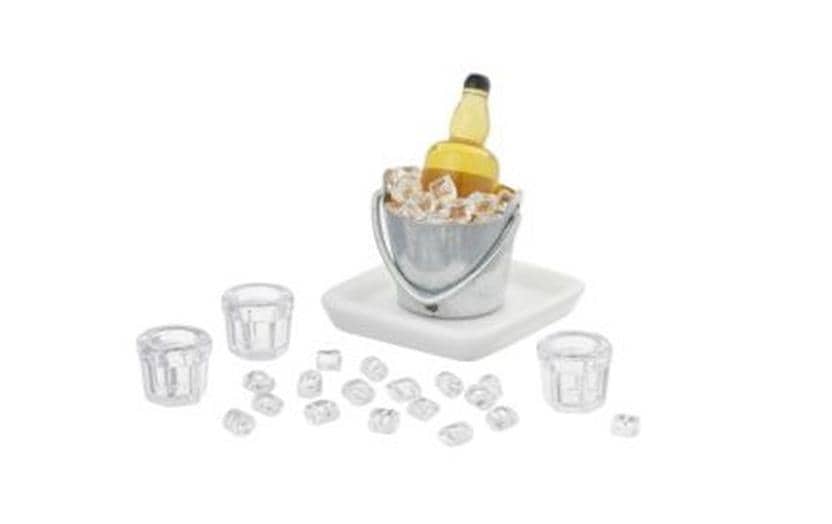 HobbyFun Bastelset, Flasche, Kunststoff, Mehrfarbig, Set à 6