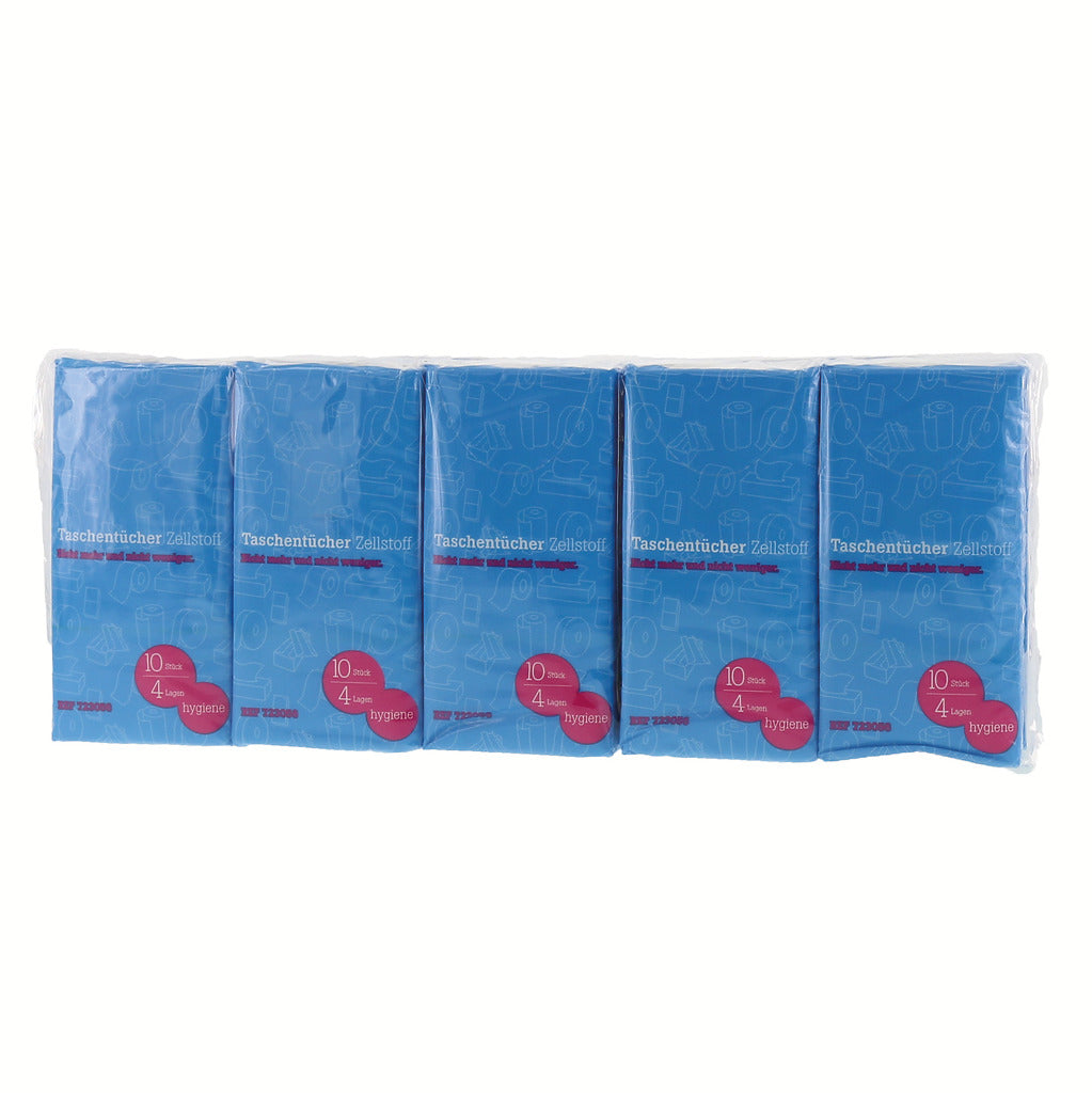 Hartmann Kosmetiktücher – 4-lagig, 100 % Zellstoff, 210 × 210 mm – 100 Tücher
