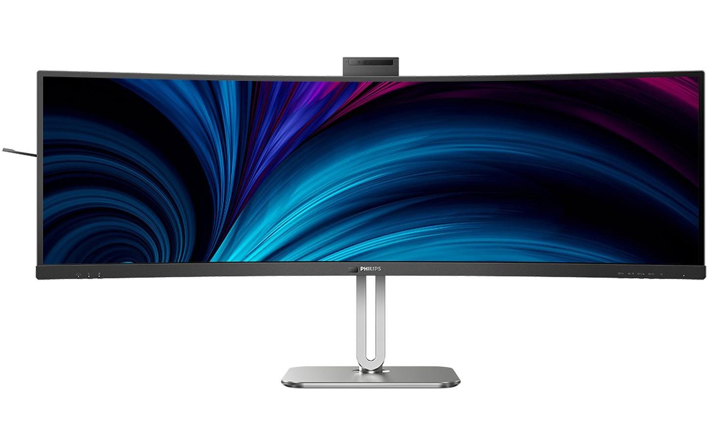 Philips 49B2U6903CH/00 – Monitor, 48,8" 5120 × 1440 (Dual QHD), VA, 450 cd/m², Webcam, Schwarz