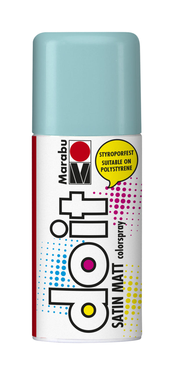 Marabu do it Farbspray – Aquamarin, seidenmatt – 150 ml – für Glas, Holz, Metall