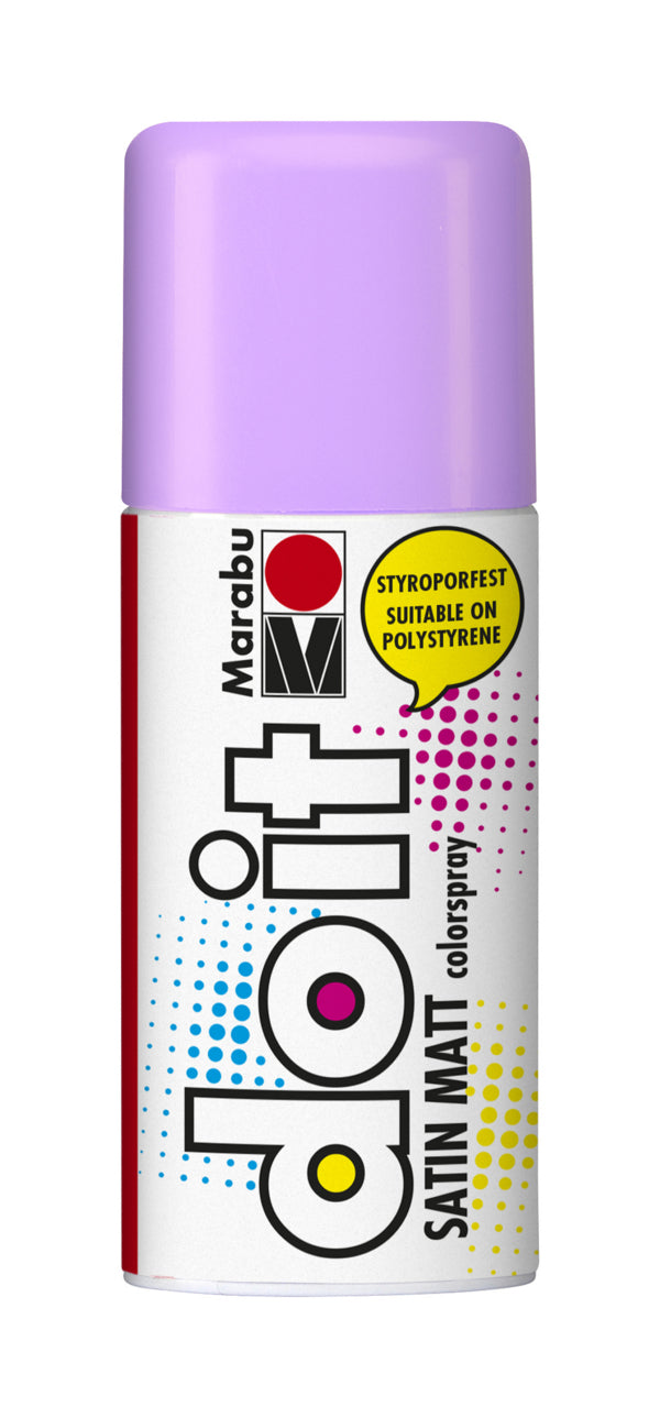 Marabu Farbspray – Lavendel, seidenmatt – 150 ml – für Glas, Holz, Metall