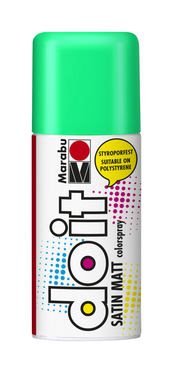 Marabu do it Farbspray – Minze, seidenmatt – 150 ml – für Glas, Holz, Metall