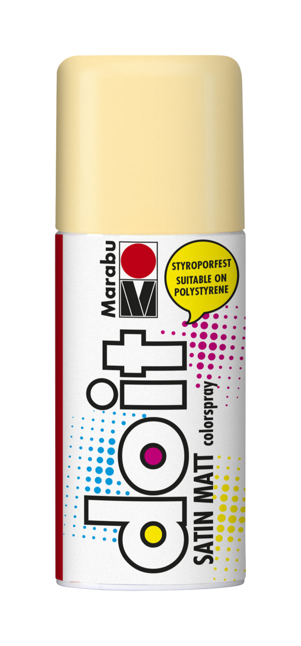 Marabu do it Farbspray – Sand, seidenmatt – 150 ml – für Glas, Metall, Holz