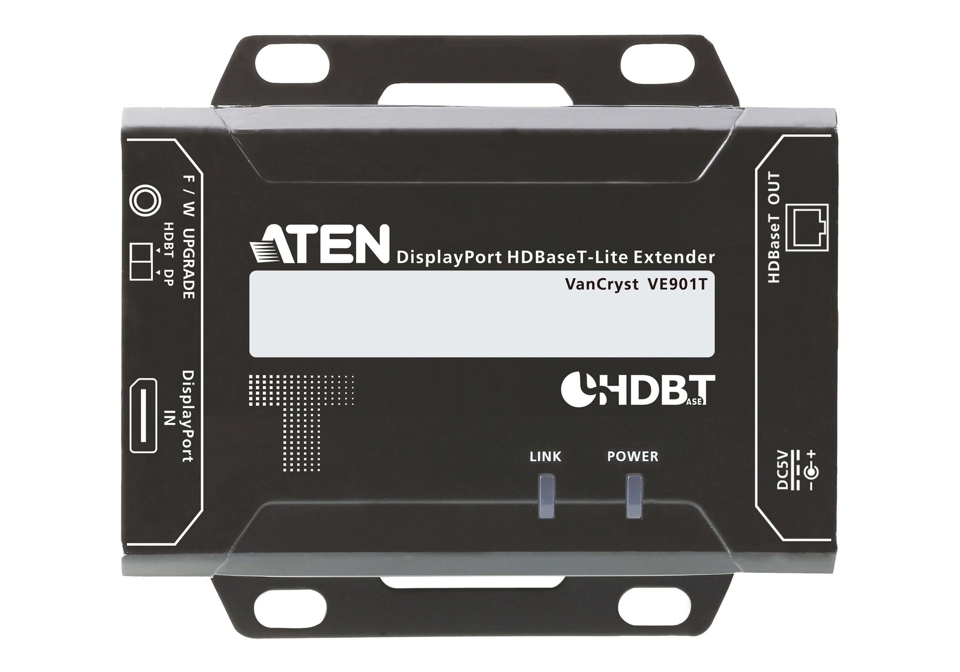 ATEN VE901 – DisplayPort HDBaseT-Lite Extender-Set, über Cat6/Cat6a, 4K@30 Hz, 70 m, HDCP