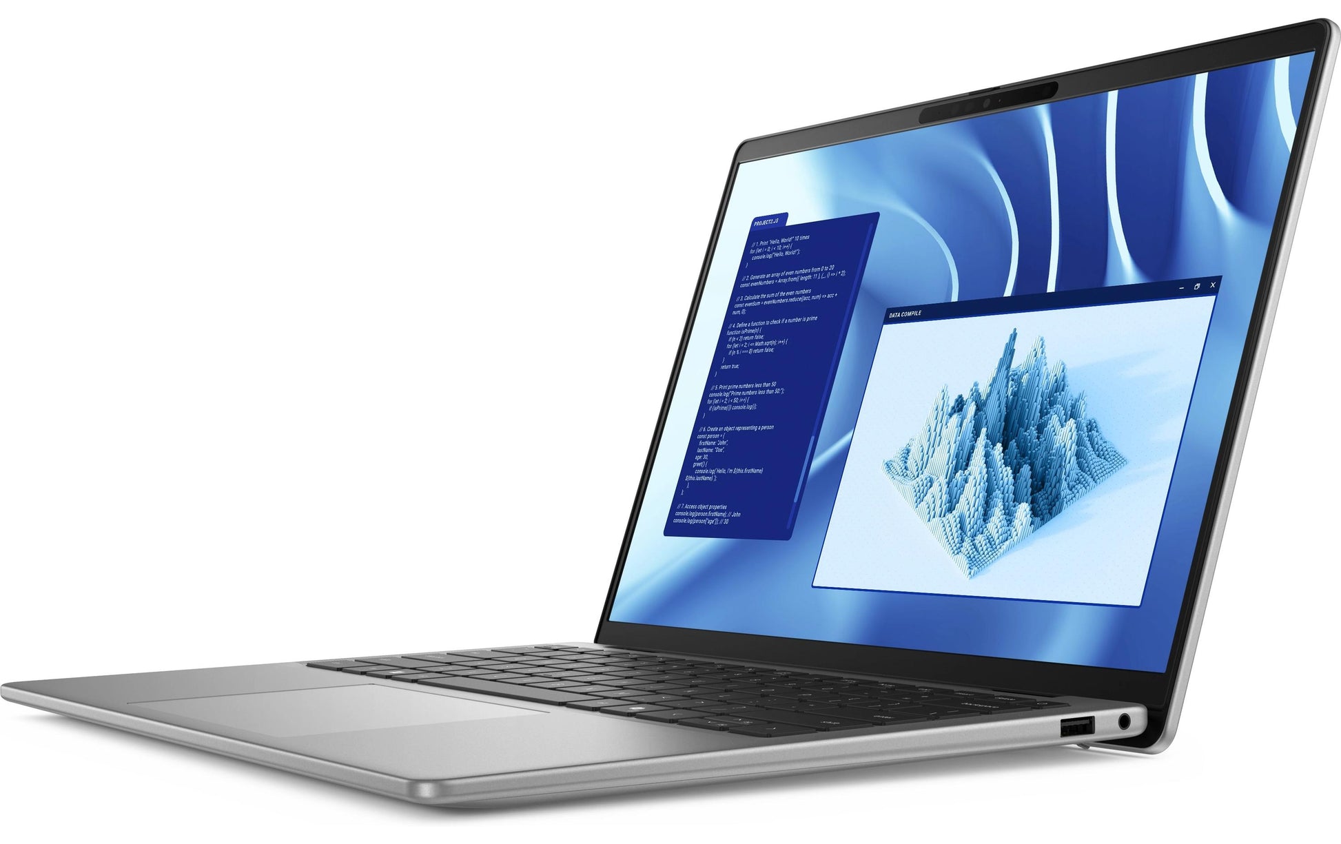 Dell Latitude 7455 – 14", 512 GB, 16 GB RAM, WLAN, Windows 11 Pro, Grau
