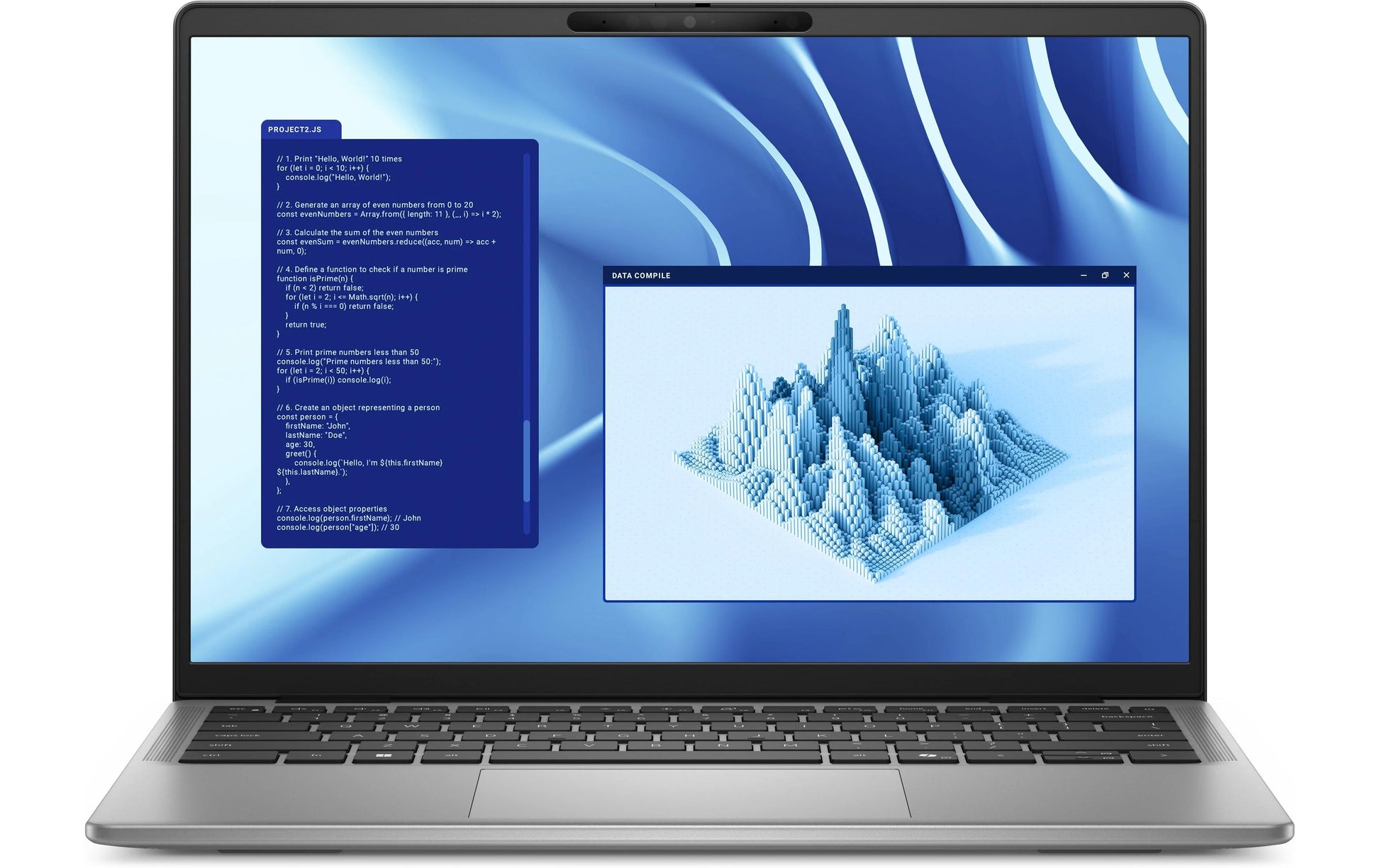 Dell Latitude 7455 – 14", 512 GB, 16 GB RAM, WLAN, Windows 11 Pro, Grau