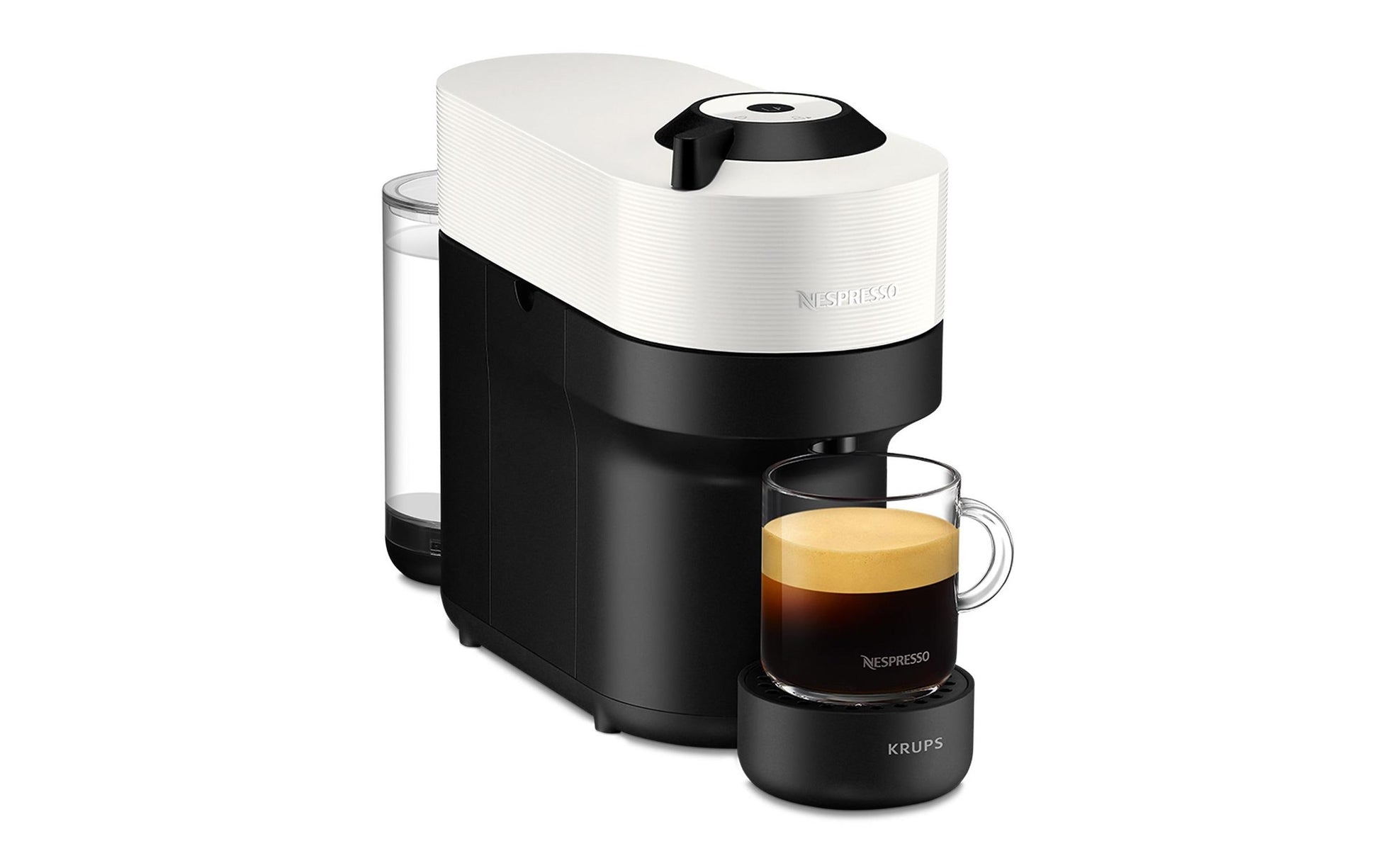 Krups Vertuo Pop Kapselmaschine – für Nespresso-Kapseln, 0,56 l, Weiss