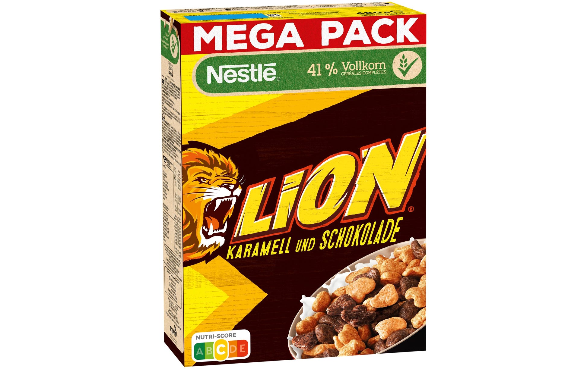 Nestlé cerealien LION Cerealien – Karamell & Schokolade – 480 g
