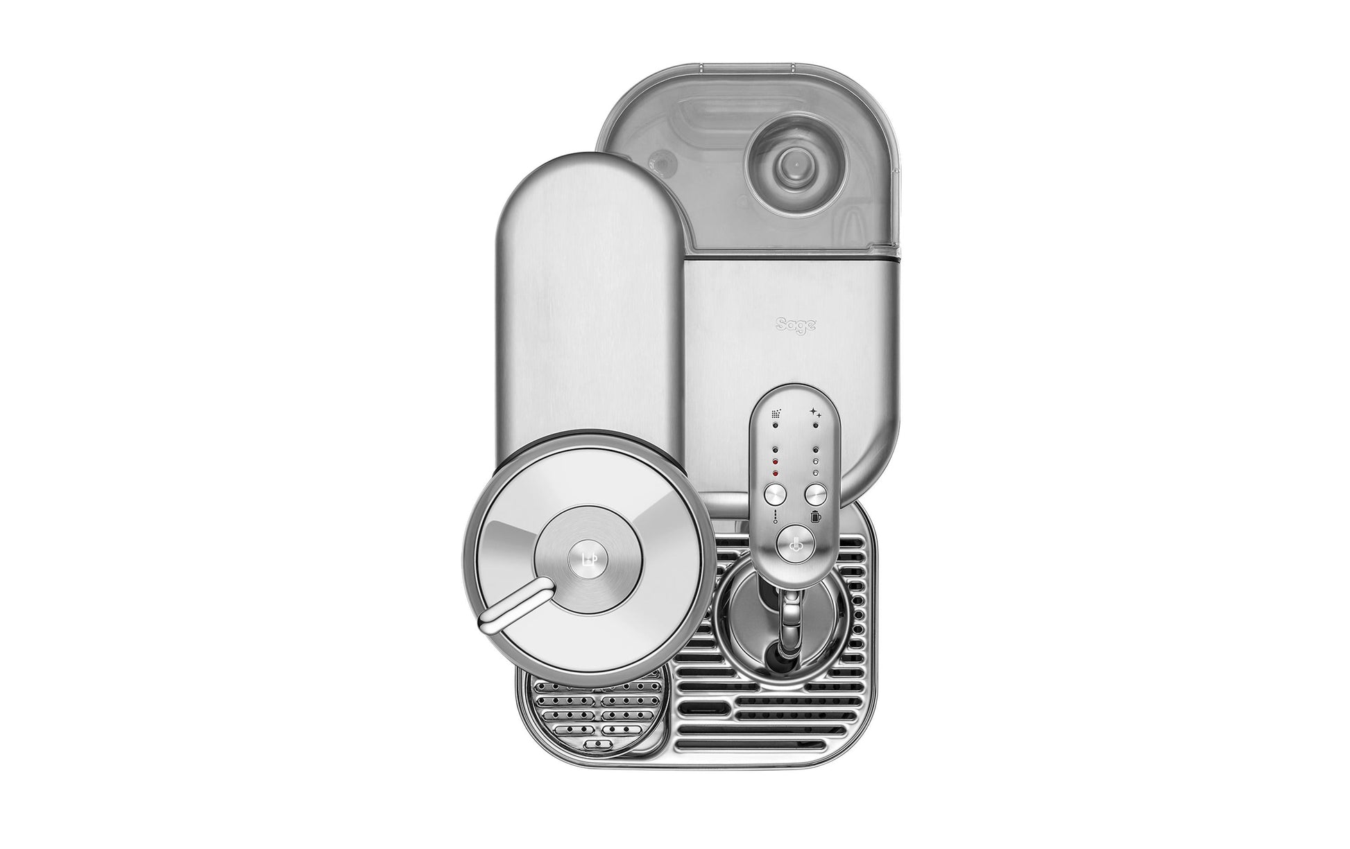 Sage Software Sage Vertuo Creatista Kapselmaschine – für Nespresso Vertuo, 2 l, silber
