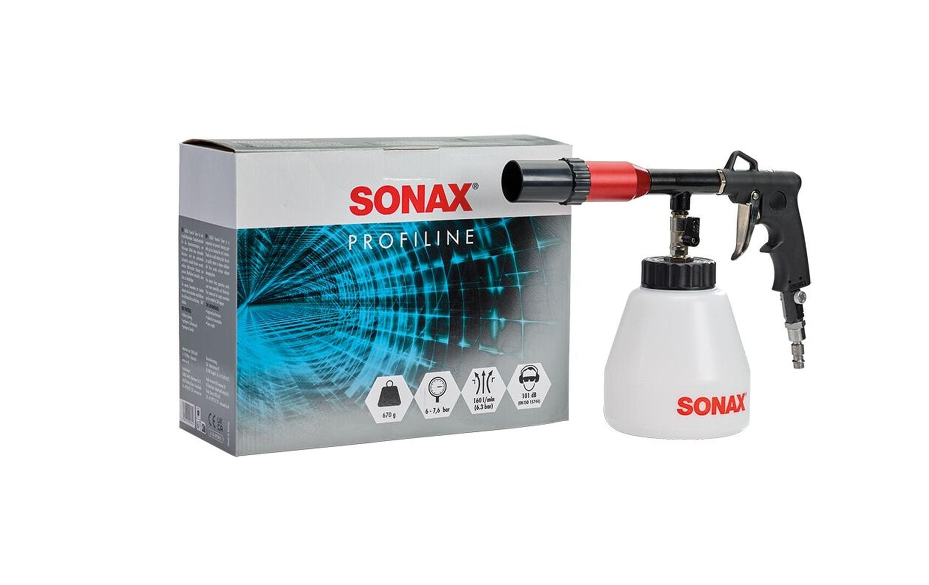 SONAX PROFILINE Powerair Clean – Druckluft-Reinigungspistole, 1 Stück