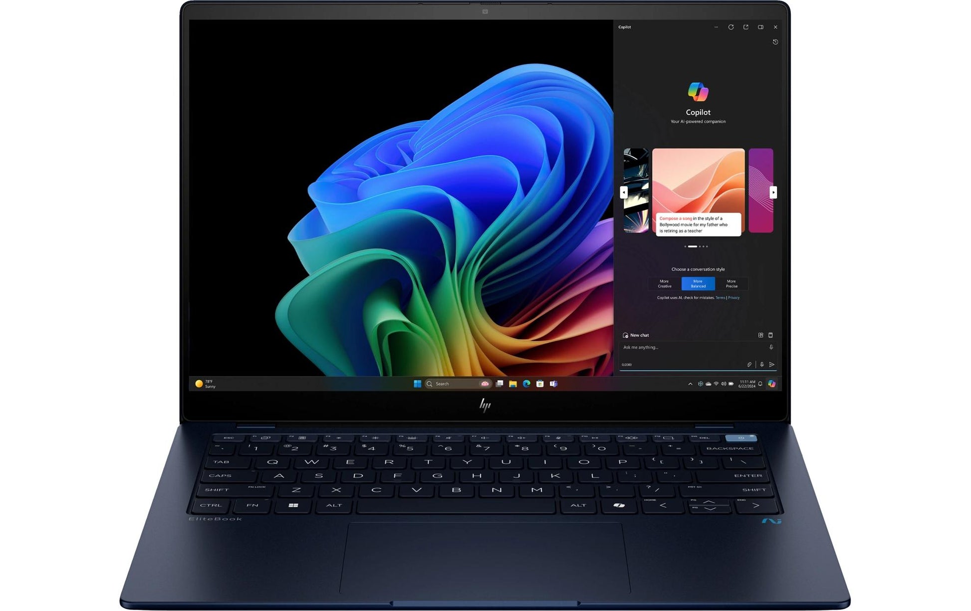 HP EB Ultra G1q AI X Elite 14", 16 GB, 512 GB – Notebook – Windows 11 Pro