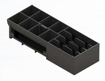apg Solutions 20266PAC – Kassenladen-Einsatz für APG Cash Drawer Micro-0192, Schwarz