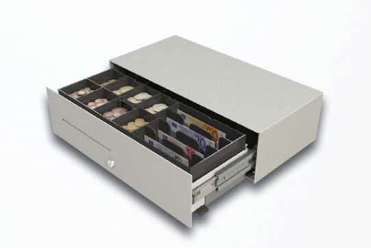 apg Solutions MICRO-0193 – Kassenschublade, 453 × 130 mm, Weiss