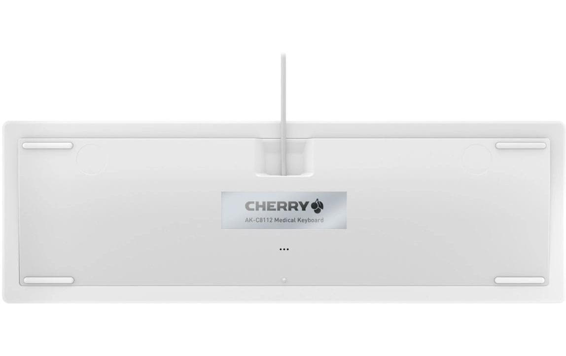 CHERRY AK-C8112 – Tastatur, kabelgebunden (USB-A), CH-Layout (DE-CH), Fullsize (mit Ziffernblock), Scherenmechanik
