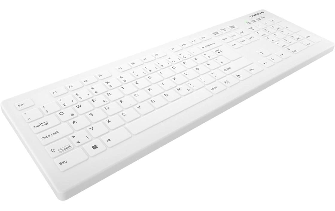 CHERRY Active Key – Tastatur, kabellos (2,4 GHz), CH-Layout (DE-CH), Fullsize (mit Ziffernblock)